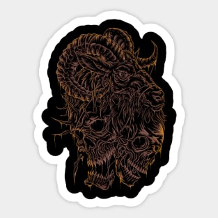 GOAT BLACK METAL Sticker